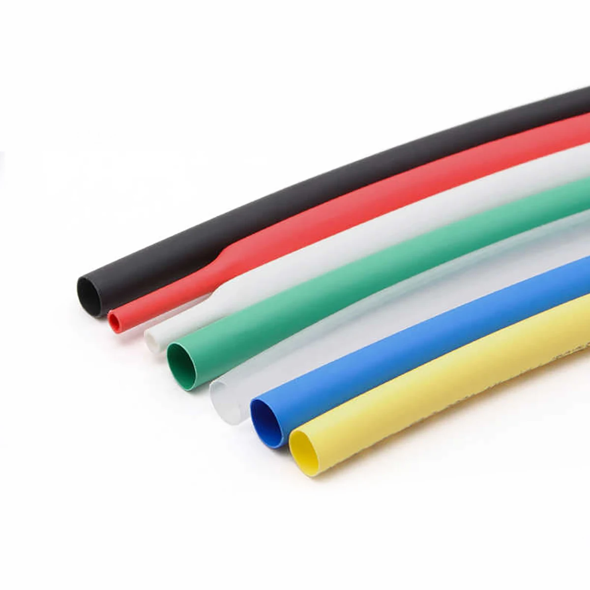 Heat Shrink Tube 2:1 Ratio Diameter 3mm 3.5mm 4mm 4.5mm 5mm 5.5mm 6mm PE Heat Shrinkable Tubing Insulated Wire Cable Wraps