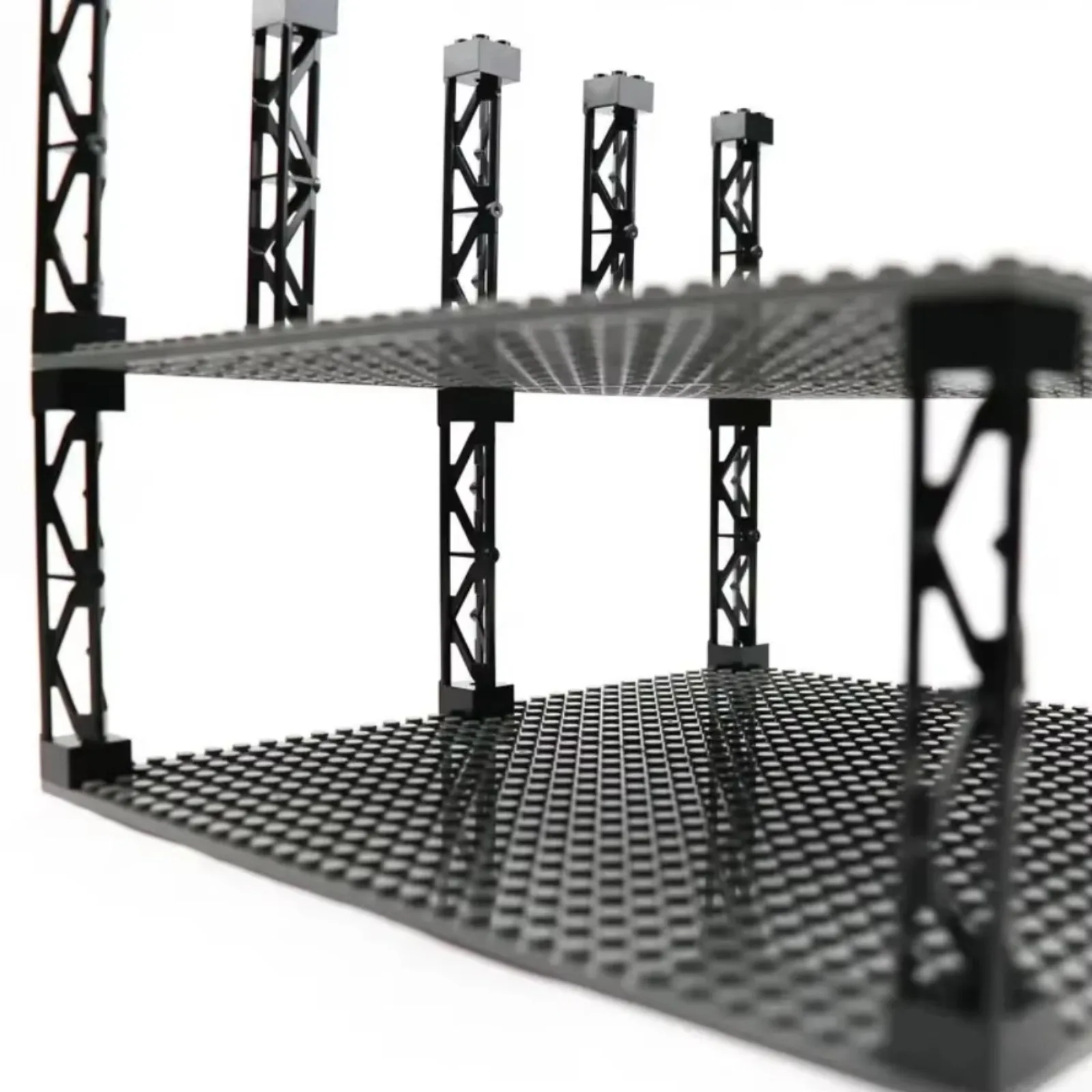 Legoeds متوافق مع قطار المدينة المسار دعم العارضة قوس 95347 58827 اللبنات الأجزاء الفنية 5 قطعة/10 قطعة/20 قطعة حزمة