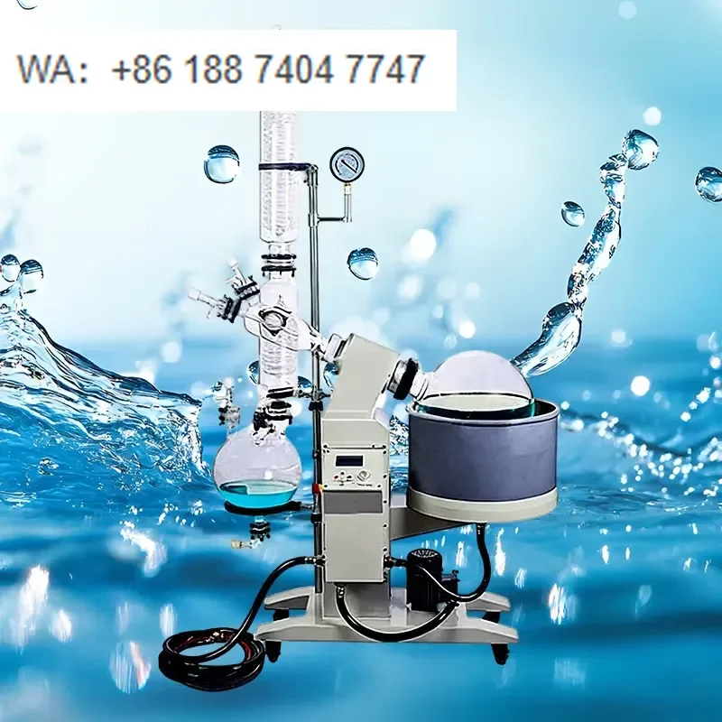 for  10L-50L Customized Explosion Proof Auto Lifting Rotary Evaporator with LCD Screen Stainless Steel Construction