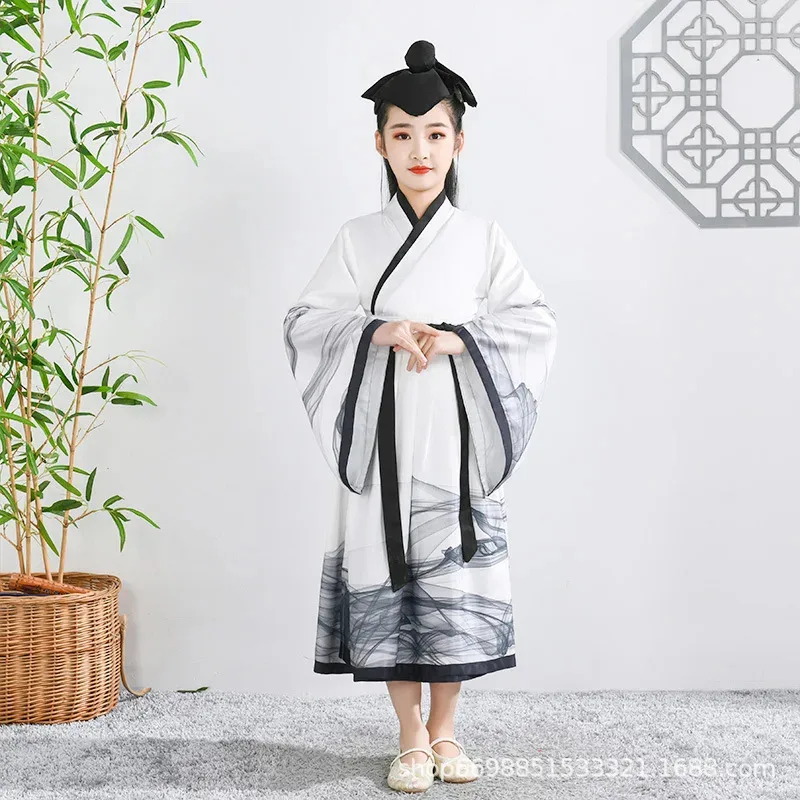 Детская древняя одежда, Ханфу, традиционная китайская школьная одежда, книги для учащихся начальной школы, китайский стиль,