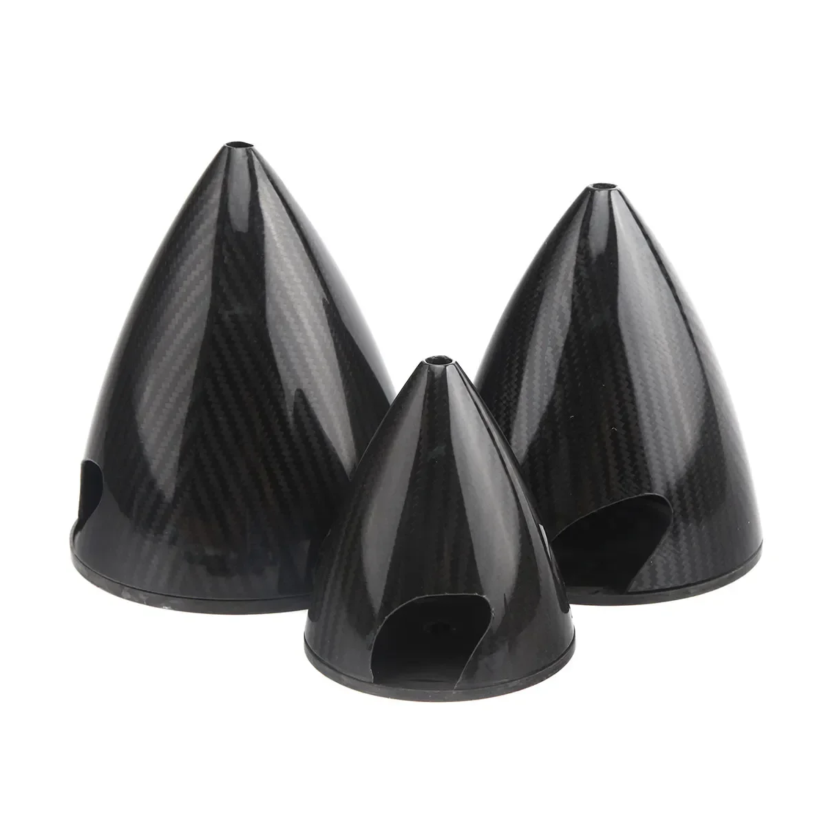 1Pcs 3K Processing RC 3 blade Carbon Fiber Spinner 2.25\
