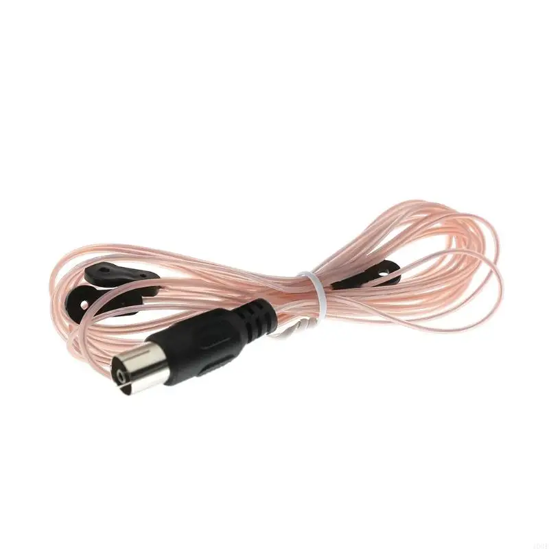 

103F Universal FM Dipole Antenna Cable 520-1710MHz Female Plug Connector Wire Aerial for Home Indoor FM Radio Stereo Receiver