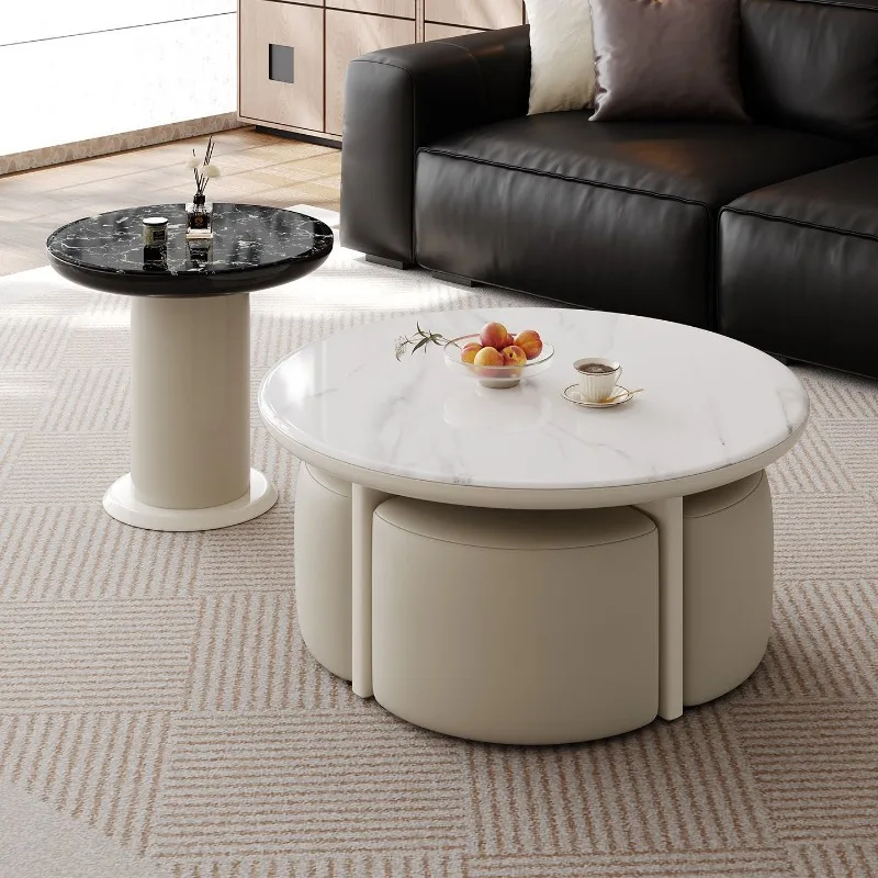 #Nordic Living Room Coffee Table Unique Minimalist Aesthetic Simple Coffee Table Center Mini Mesa Auxiliar Postmodern Furniture