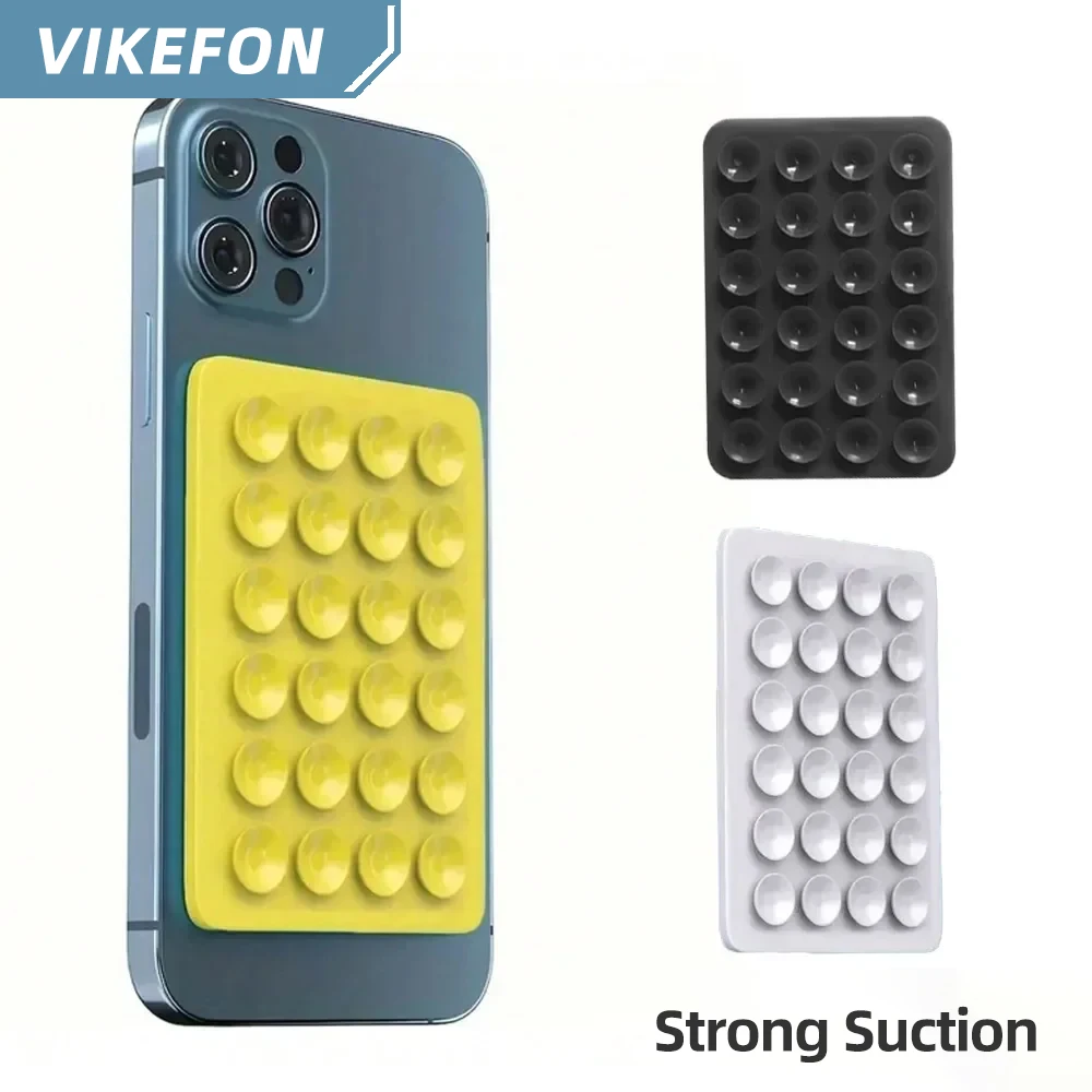 Silikonowy uchwyt na telefon z przyssawką Antypoślizgowy stojak na telefon z przyssawką Silikonowy uchwyt na telefon w mieszanych kolorach do selfie i wideo