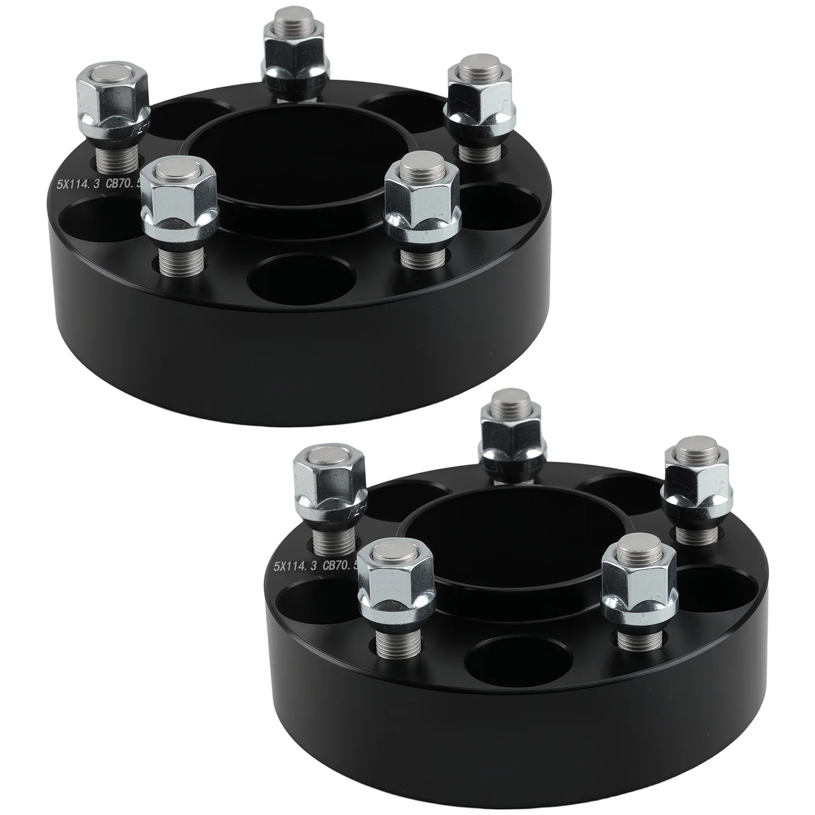 

Pair 1.5 inch Spacers for Ford Crown Victoria Explorer 5x4.5 70.5mm Hub Bore