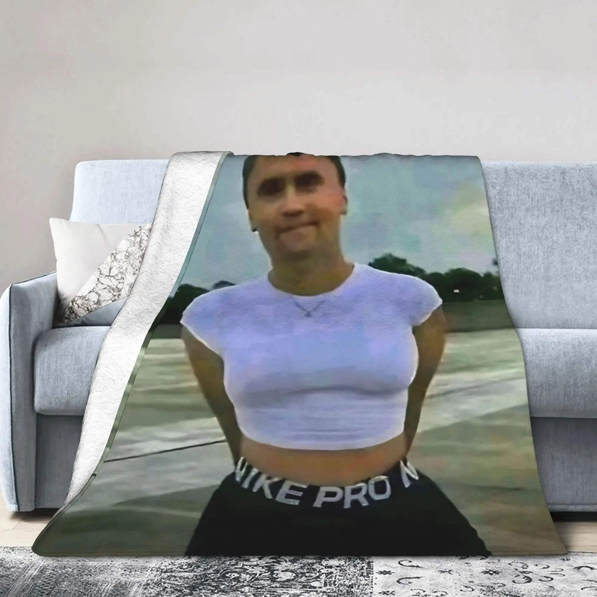 CharlieKirk as Sophie Rain Blanket   Flannel Throw Blanket Home Couch Decoration Ultra-Soft Warm Bedspreads