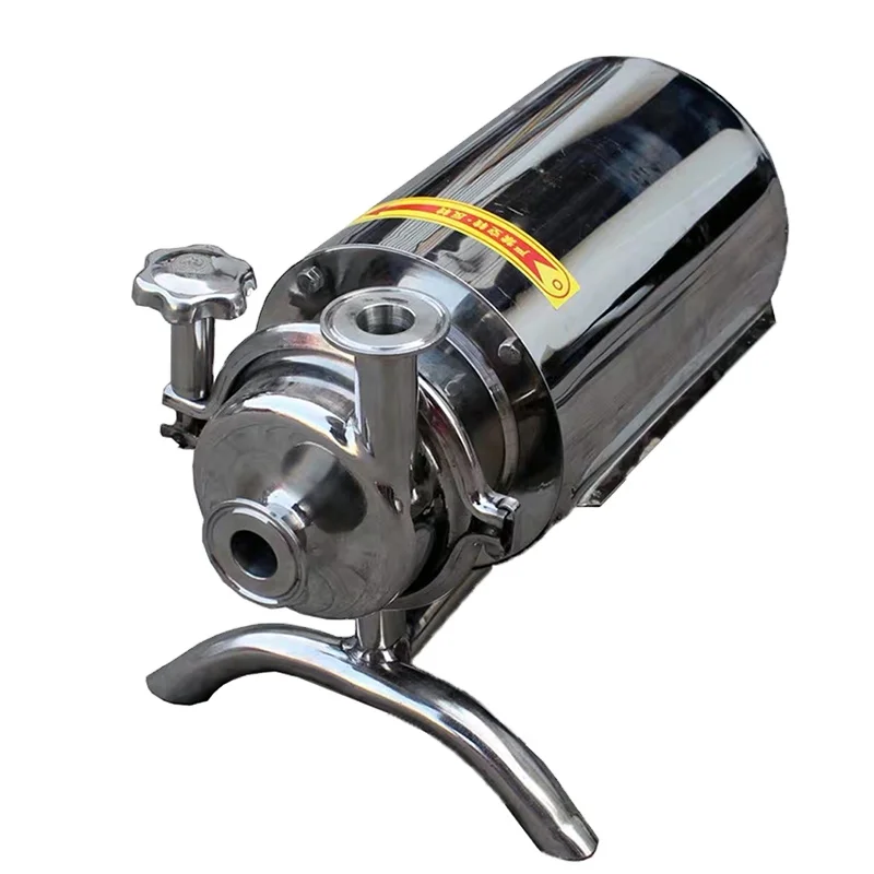 Stainless Steel 304 Sanitary Centrifugal Pump Mechanical Seal Chemical Liquid Material Food Beverage Milk Pump