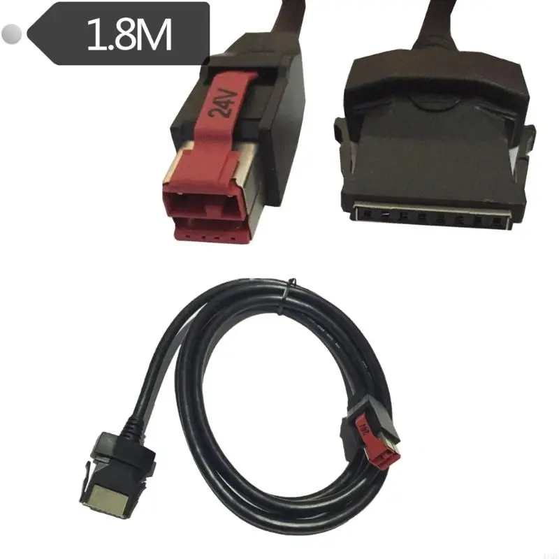 2025 BARCODE BARCODE LINE GRINS LINE 24V POWER SUPPLY POS Terminal Connection Line for Printer Scanning Guns Accessories