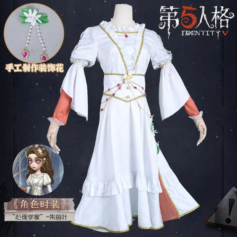 

25 Identity V Psychologist Lolita Kimono Uniform for Halloween Christmas Party Masquerade Anime Shows Ada Mesmer Cosplay Costume