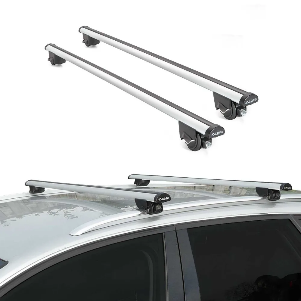 Enhance the car's luggage carrying capacity,Roof Rack Cross Bars Luggage for Mercedes GLC X254 2023-2026 220 Lbs Gray 2 Pcs