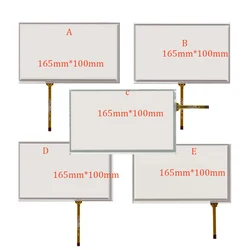 10pcs/lot New 7-inch 165mm*100mm Touchscreen for Car Navigation DVD 7 inches Touch Screen Digitizer Panel Universal