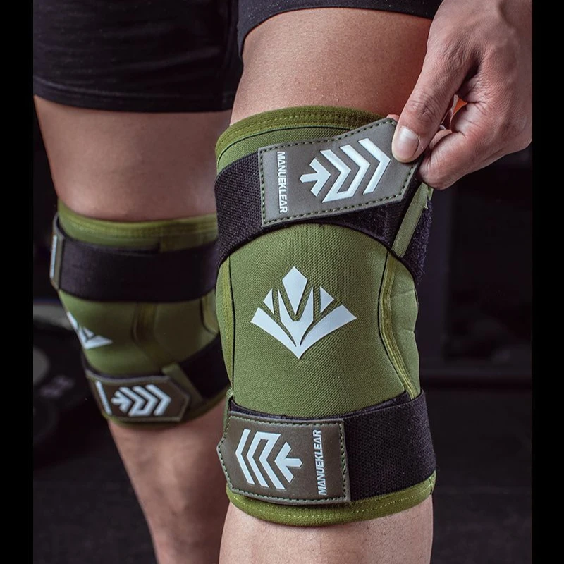 

Adjustable Hook&loop Compression Knee Brace Fitness Training Squat Equipment Bodybuilding Strength Lifting Knee Sleeve