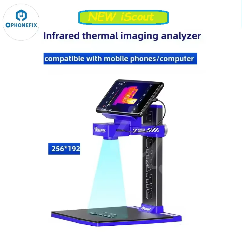 Mechanic iScout Liftable 3D Thermal Imaging Analyzer Camera Fast Check Leakage for PC Phones PCB Circuit Board Faulty Detection