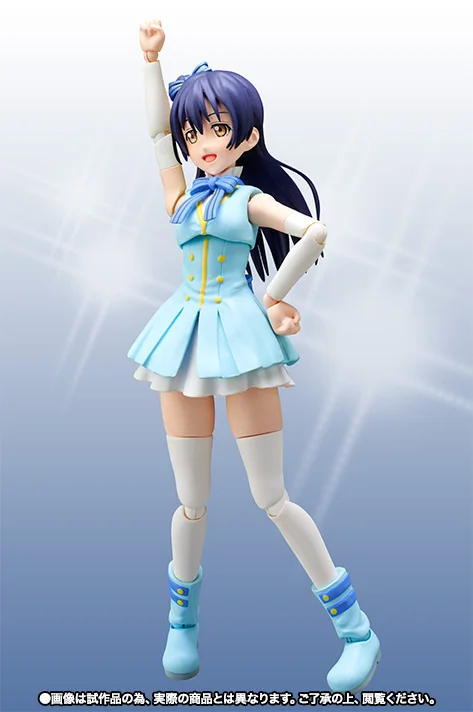 Bandai Original SHFiguarts LoveLive! Sonoda Umi Action Figure Active Joints Model Hobbies Collectible Gift