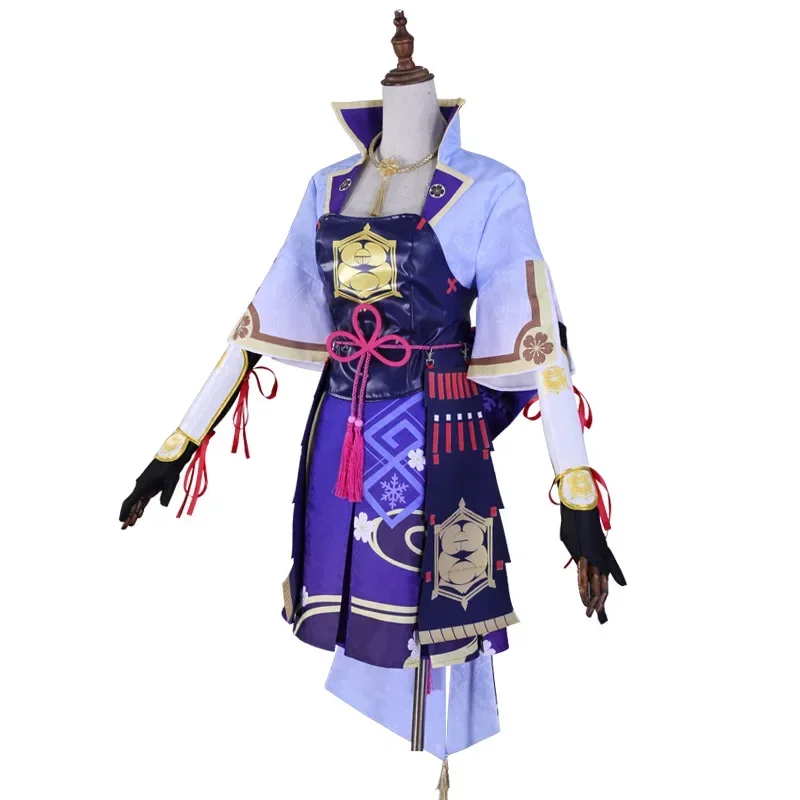 Ayaka Kamisato Cosplay Kostuum Pruik Spel Genshin Impact Kamisato Ayaka Cosplay Kostuum Jurk Outfit Halloween Kostuums Voor Vrouwen