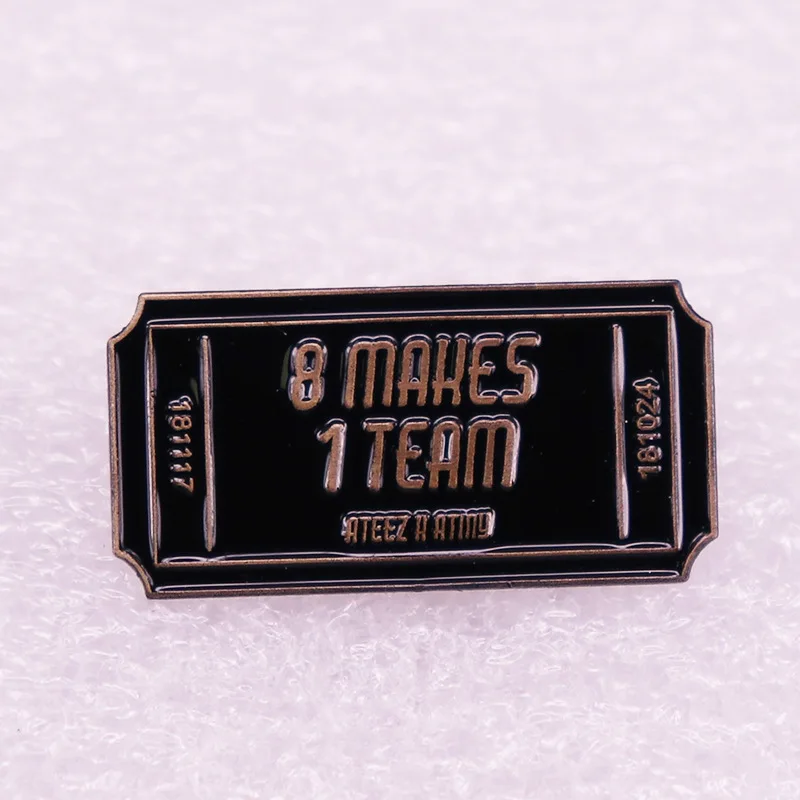 Kpop ATEEZ Enamel Pins Lapel Badge Brooch Clothing Decoration