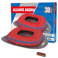 DIY Munich Allianz Football Stadium Building 3D Jigsaw Model Toy Decoration Gift Big Size Puzzles for Kids SZ