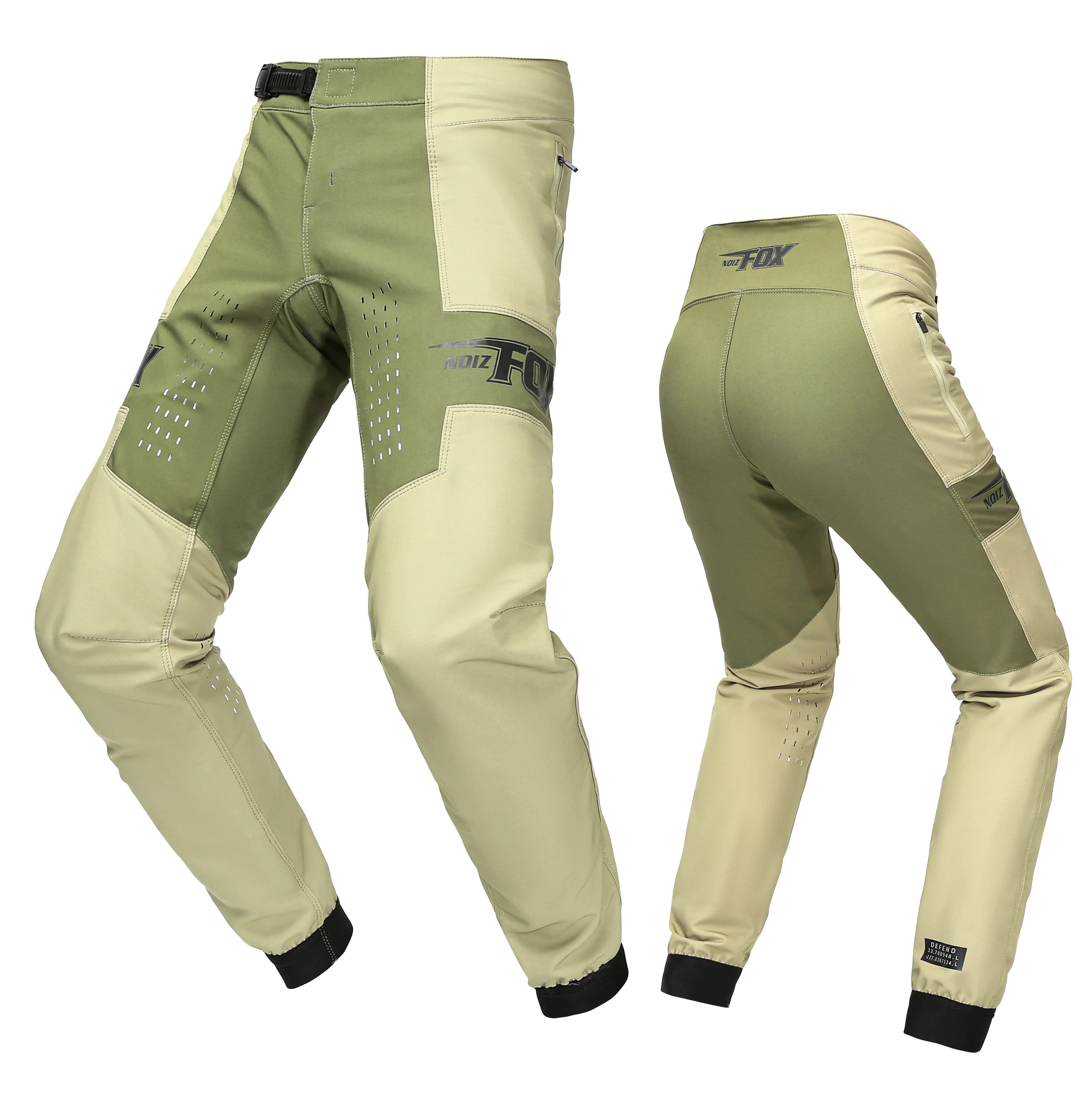 

2024 New Men Women For Defend MTB Motocross Pants Bicycle Ride Mountain Bike Trousers BMX ATV Motorcycle XC Cycling Pants green