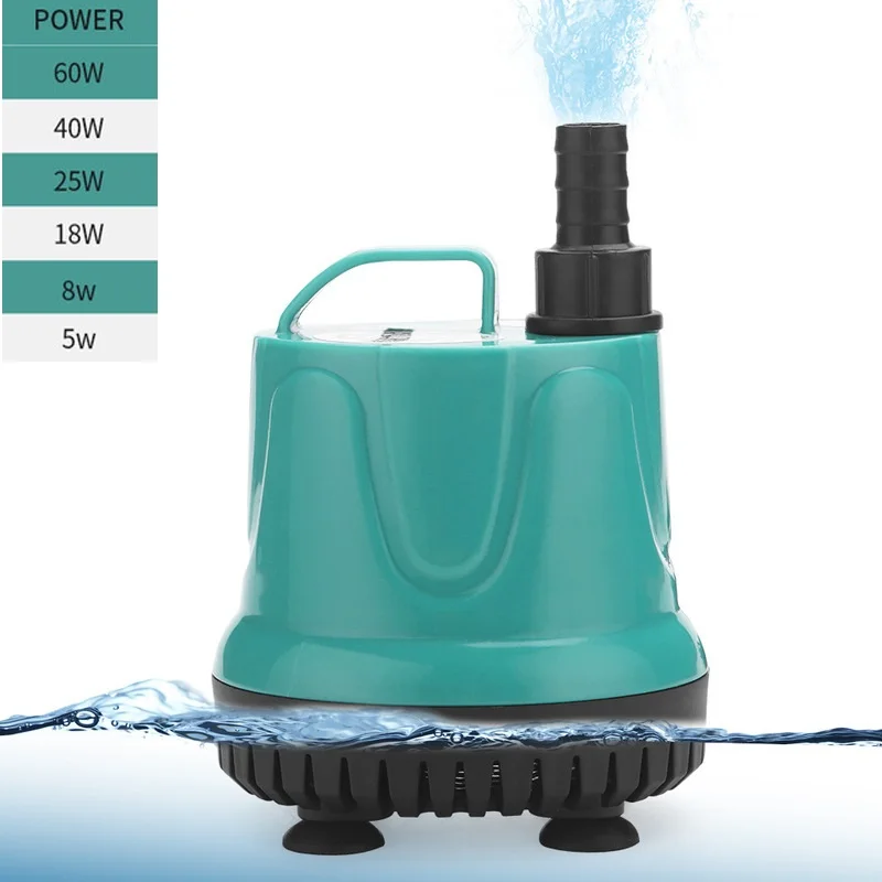 

5-60W Tank Submersible Pump Bottom Suction Tank Pump Bottom Filter Silent Suction Feces Pump For Pump Bottom Suction Pump