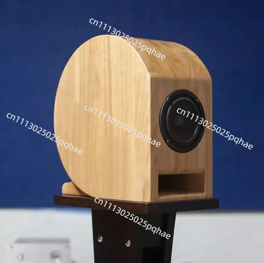 Personalized Nautilus Speaker Box, 3 Inch Solid Wood Bookshelf Speaker Cabinet for DIY 1 Pair