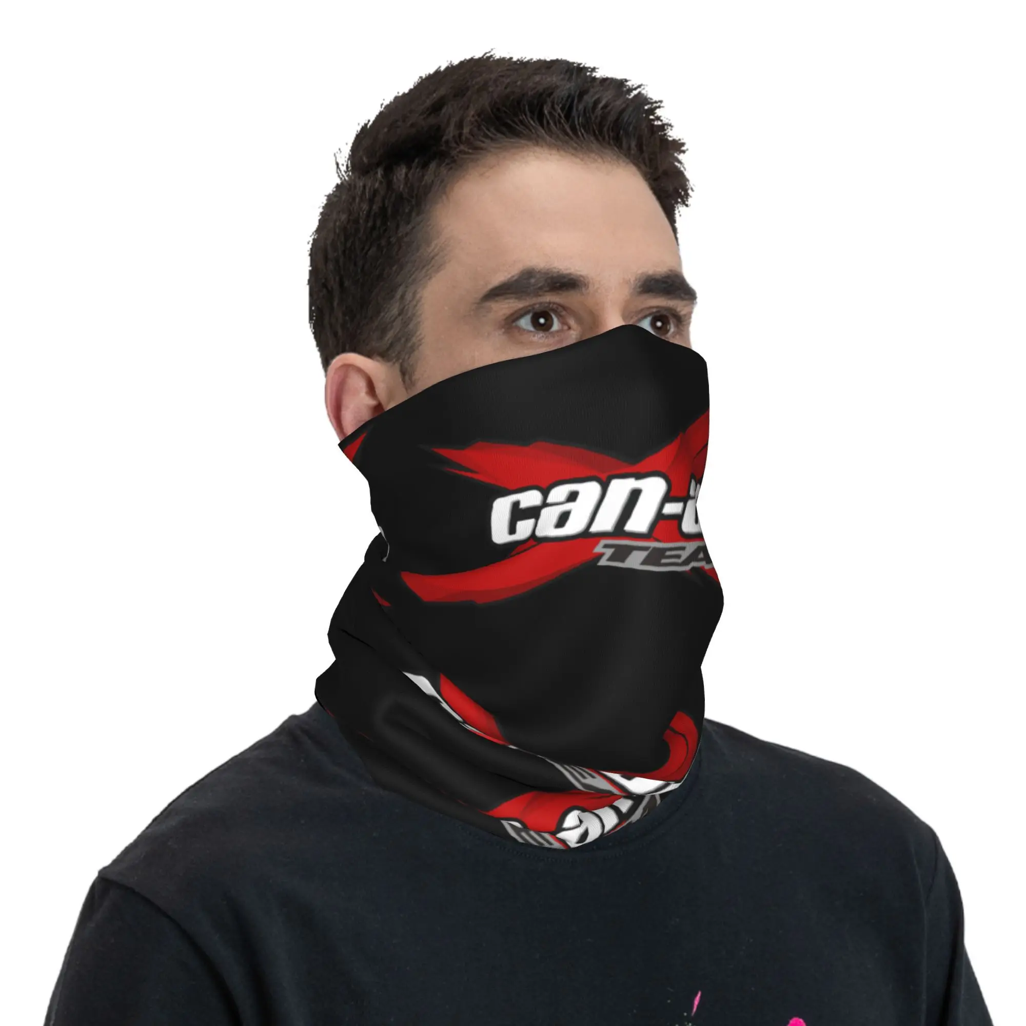 Personalizado Can Am BRP ATV Logo Bandana calentador de cuello hombres mujeres invierno senderismo esquí bufanda polaina cubierta facial