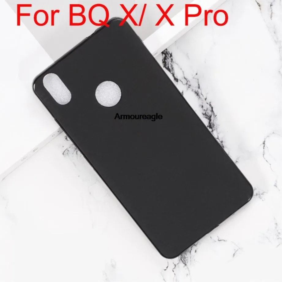Черный мягкий силиконовый чехол для bq чехол для aquaris x pro 5,2 дюймов, мягкий чехол из ТПУ для bq aquaris x, защитный чехол