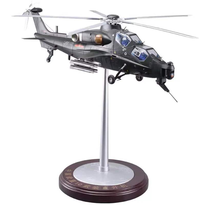 

Diecast WZ-10 Militarized Combat Helicopter Alloy & Plastic Model 1:24 Scale Diecast Toy Gift Collection Simulation Display