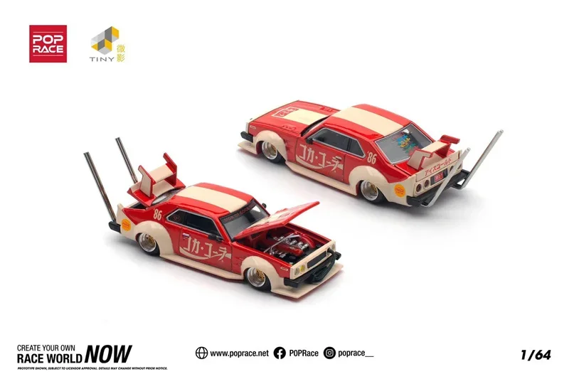 POP RACE 1:64 C210 SKYLINE RACER BOSOZOKU STYLE - موديلات سيارات JP Die-Cast
