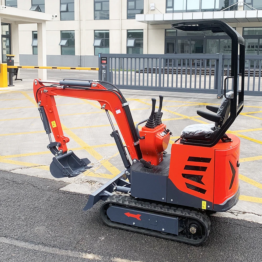 حفار صغير 1Ton مايكرو باجر صغير Excav مايكرو حفار 800 كجم حفار صغير للبيع حفار صغير منقب زحاف هيدروليكي