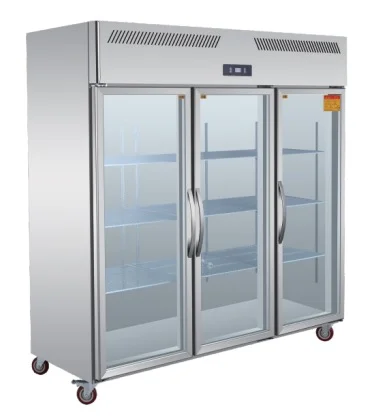 Supermarket popular display refrigeration equipment 3 glass door frost free customize bakery freezer  Frigo