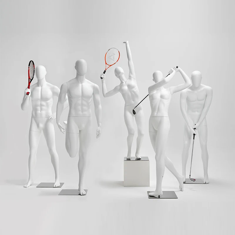 -1 sports man's mannequin muscle full body mannequin male and female bodybuilding models