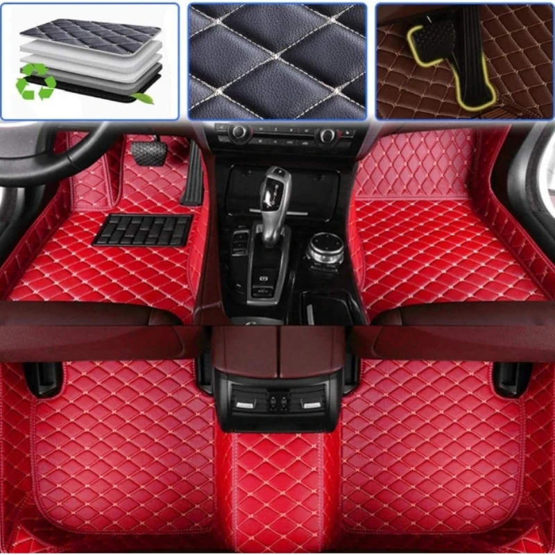 

Custom for Kia Sportage Plug-in Hybrid All Weather Front& 2nd Row Full Liners Car Floor Mats Interior Auto Accessories 2007-2024