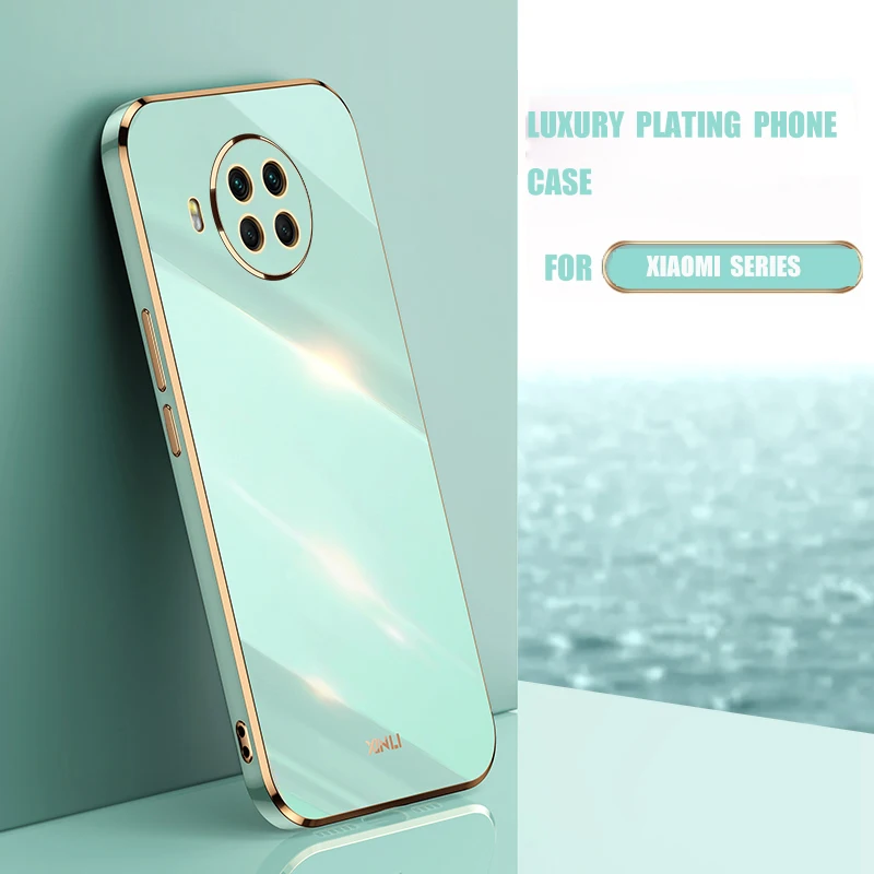 Luxury Plating Phone Case On For Xiaomi Mi 10t Lite 5G 10 T 10tlite Xiomi Mi10t Pro Mi 11 11i Ultra Silicone Coque Back Cover