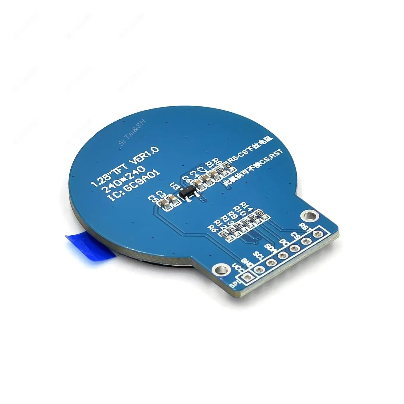 Écran TFT 1.28 pouces, Module d'affichage LCD TFT rond RGB 240x240 GC9A01, pilote 4 fils, Interface SPI 240x240 PCB pour Arduino