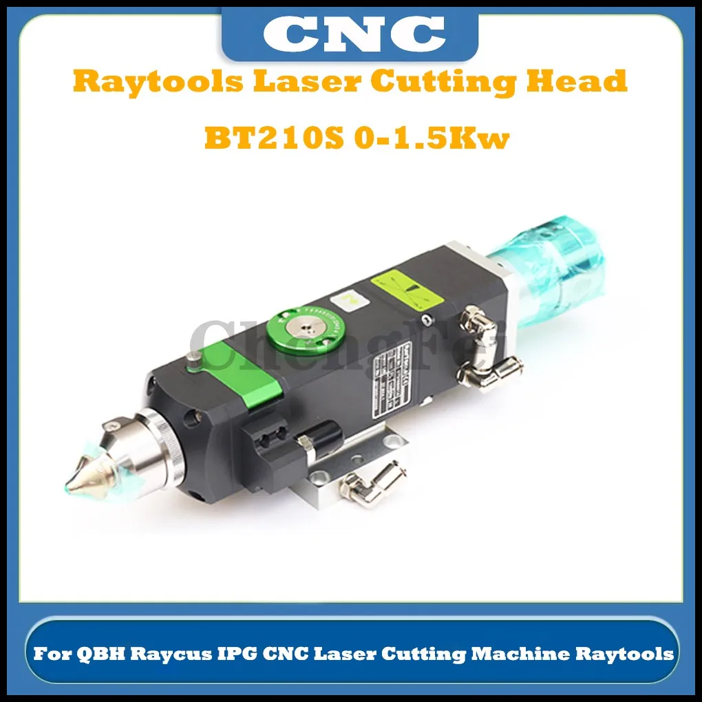 NEW CNC Raytools Empower Series Fiber Laser Cutting Head BT210S 0-1.5KW For QBH Raycus IPG CNC Laser Cutting Machine