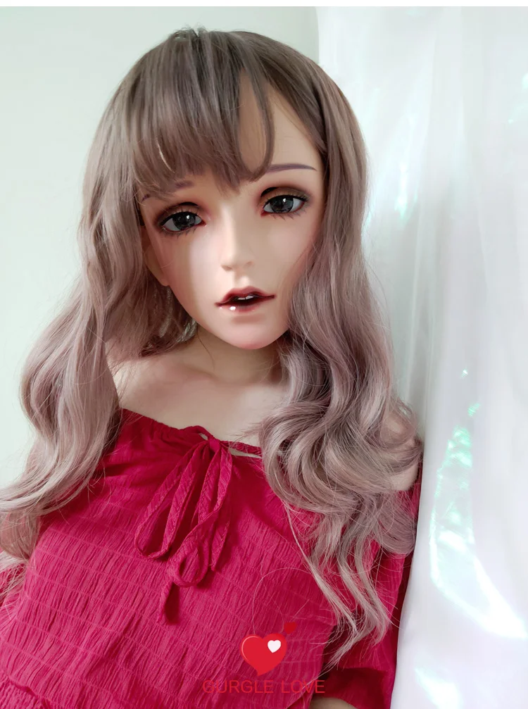 (Jia) femme douce fille résine demi-tête Kigurumi BJD yeux Crossdress Cosplay japonais Anime rôle Lolita poupée masque glisser reine