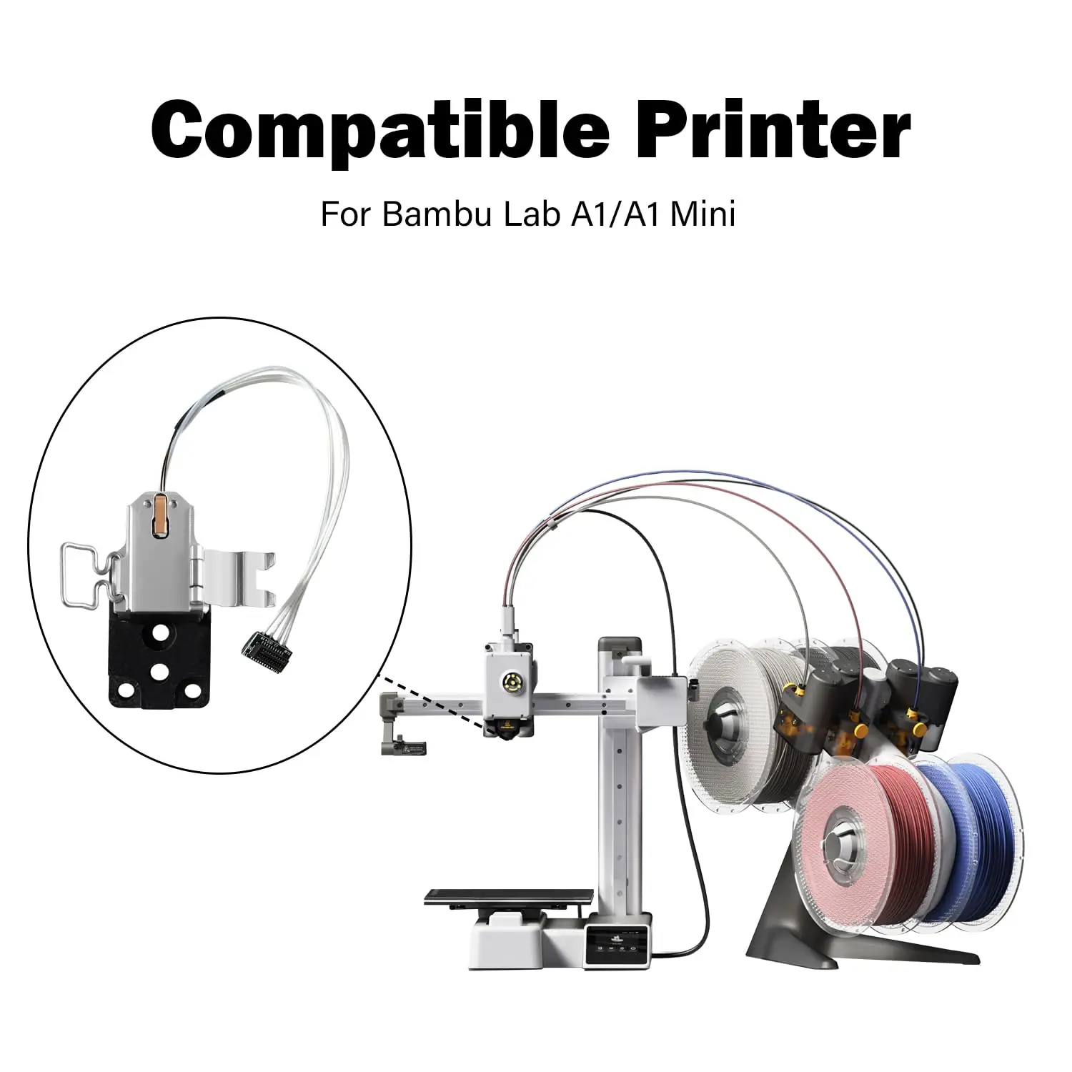 Heizungsbausatz für A1/A1 Mini Hot End Heizungskomponente mit Heizpatrone und Thermistor-Temperatursensor für Bambu – Detail 5