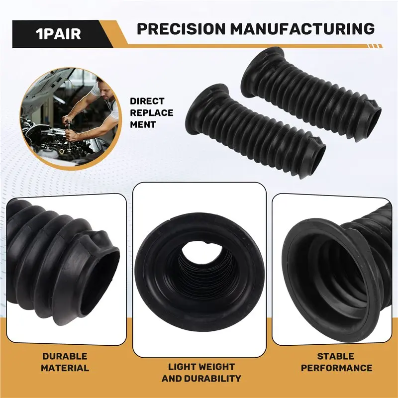 For Renault 54034-4BA0A, 540344BA0A Dust Cover Boot With Jounce Bumper Front Shock Absorber Buffer Rubber Repair Kit