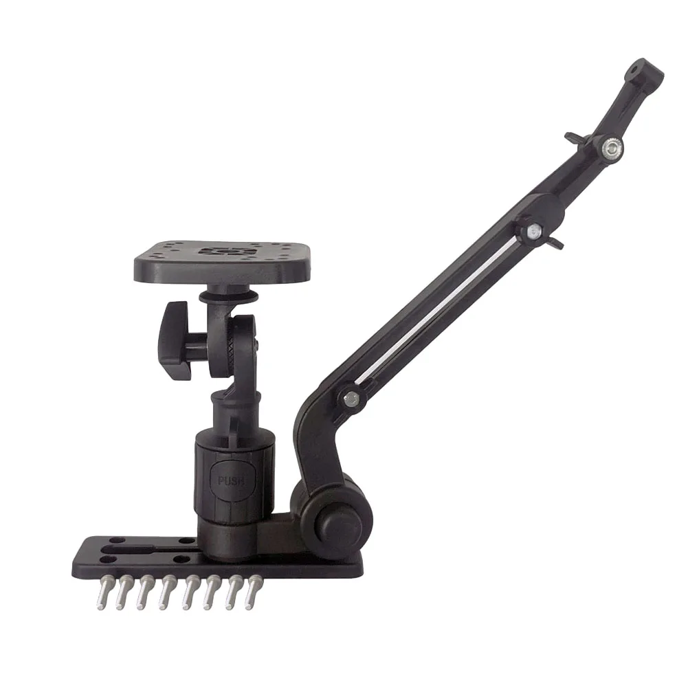 جزء قوس صياد السمك لقوارب الكاياك الصيد جبل قابل للتعديل المضادة للاهتزاز الكرة كم هيكل قاعدة قوس قابل للسحب مستقرة