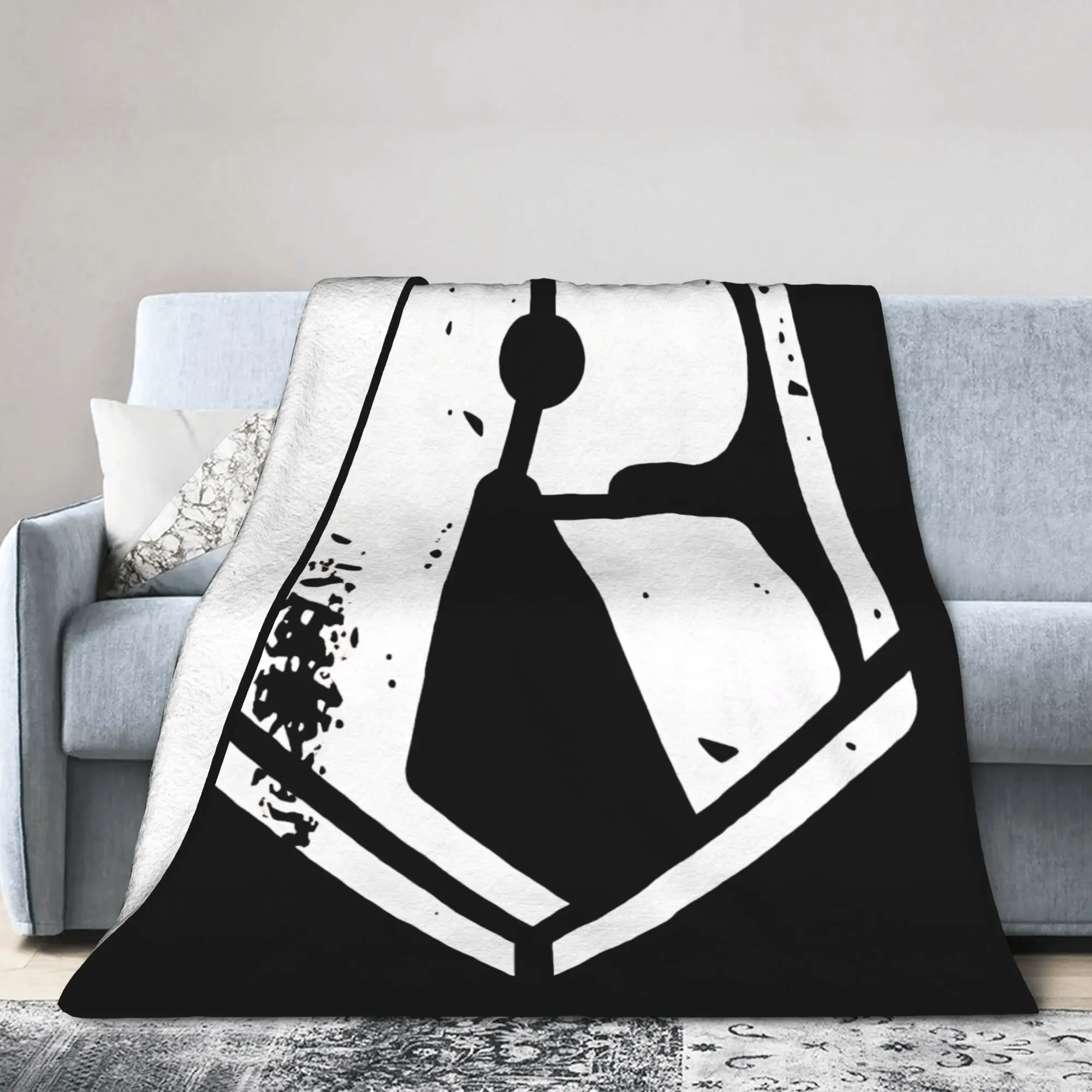 Armored Trooper Votoms Red Shoulder Blanket Soft Warm  Throw Blanket Winter Airplane Travel Couch Chair Novelty Bedspread