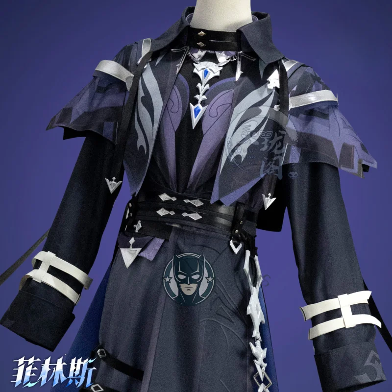 لعبة جينشين إمباكت كيريل تشودوميروفيتش فلينز أزياء تنكرية دعائم الزي كرنفال الهالوين مجموعة كاملة ملابس الحفلات والنساء والرجال