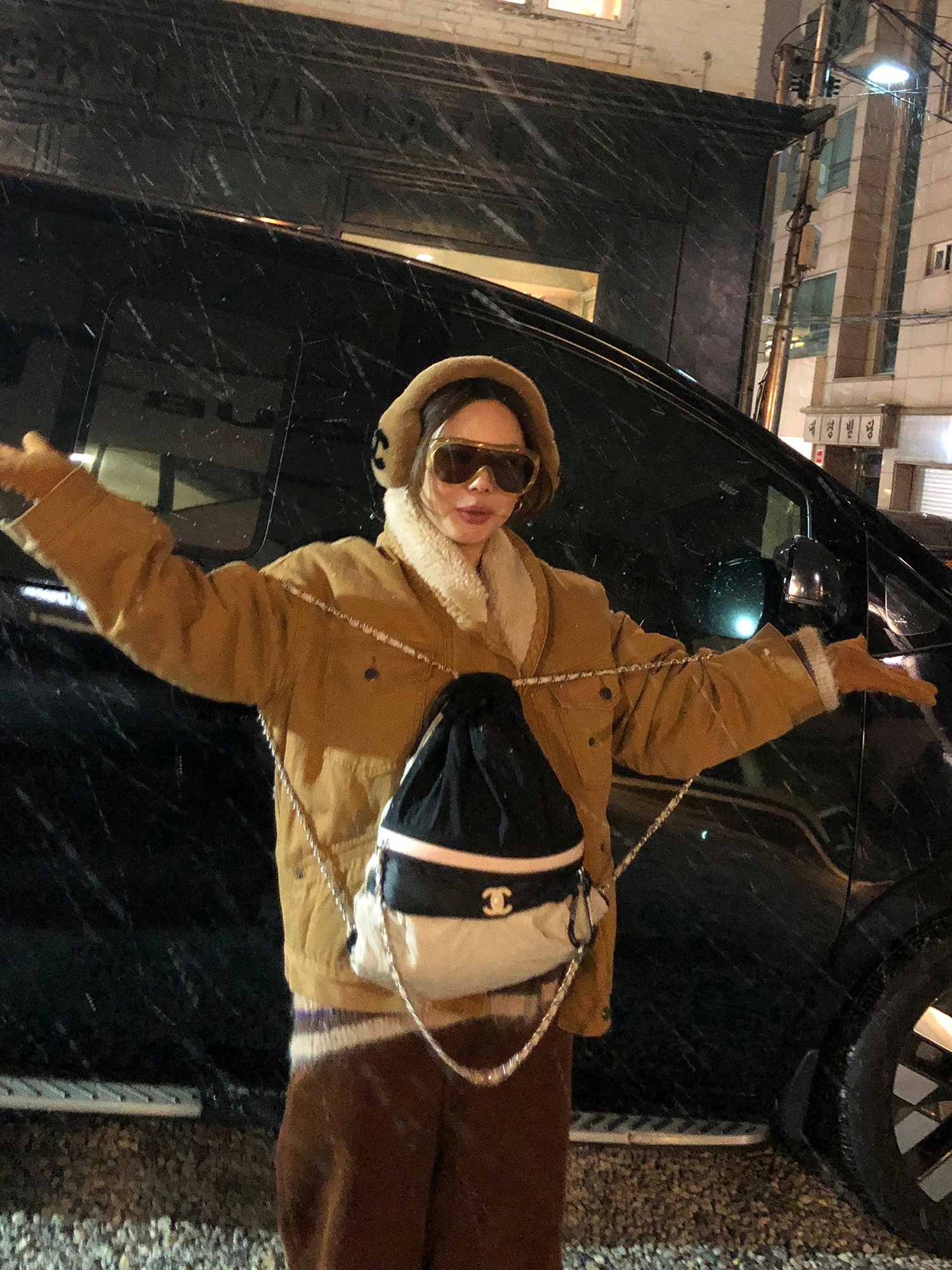 WXLSTUDIO レディースデニムジャケット 冬新作 暖かいワールドチェック柄 ラムファーコート 長袖 コットンストレートカット 通勤スタイル