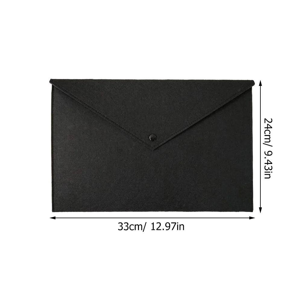 مجلد ملفات أسود بحجم A4، منظم مستندات، منظم مستندات للإغلاق لحقيبة تخزين المنزل والمكتب والمدرسة