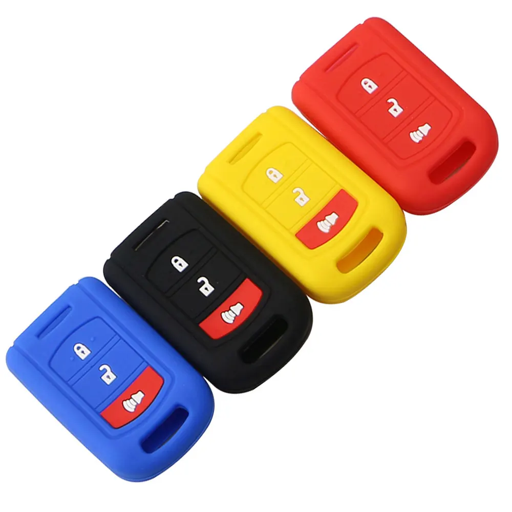 Silicone Key Case for Toyota Prius 20 RAV4 Camry 70 CHR C-HR Corolla Cover 3 Button Remote Key Holder Car Cover 2018 2019 2020