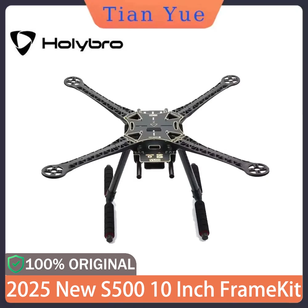 

Комплект рамы Holybro S500 2025 года, 10 дюймов, колесная база 480 мм, карбоновые лучи для FPV RC дрона, запчасть для DIY-энтузиастов