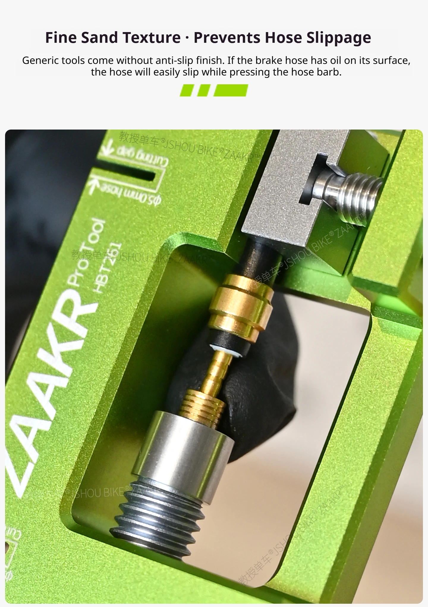 ZAAKR 2-in-1 Hydraulikschlauch-Nadeltreiber, CNC-Aluminiumlegierung, passend für Shimano BH59 BH90 SRAM Tektro Fahrrad-Hydraulikscheibenbremsen – Detail 7