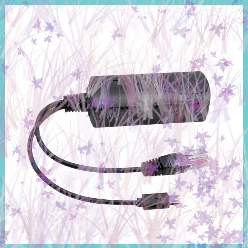 

1/2/5pcs 48V To 5V POE Splitter Micro usb Power Over Ethernet Active Splitter Micro USB Plug for Raspberry Power Supply Cable C4