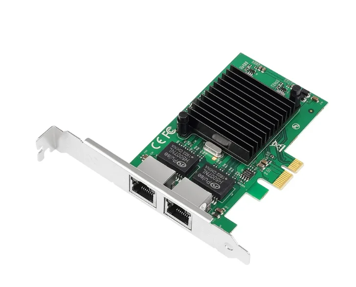 82576 Dual Port Gigabit Ethernet PCI-E x1 Network Card Server NIC For pfSense ROS ESXi iKuai Link Aggregation