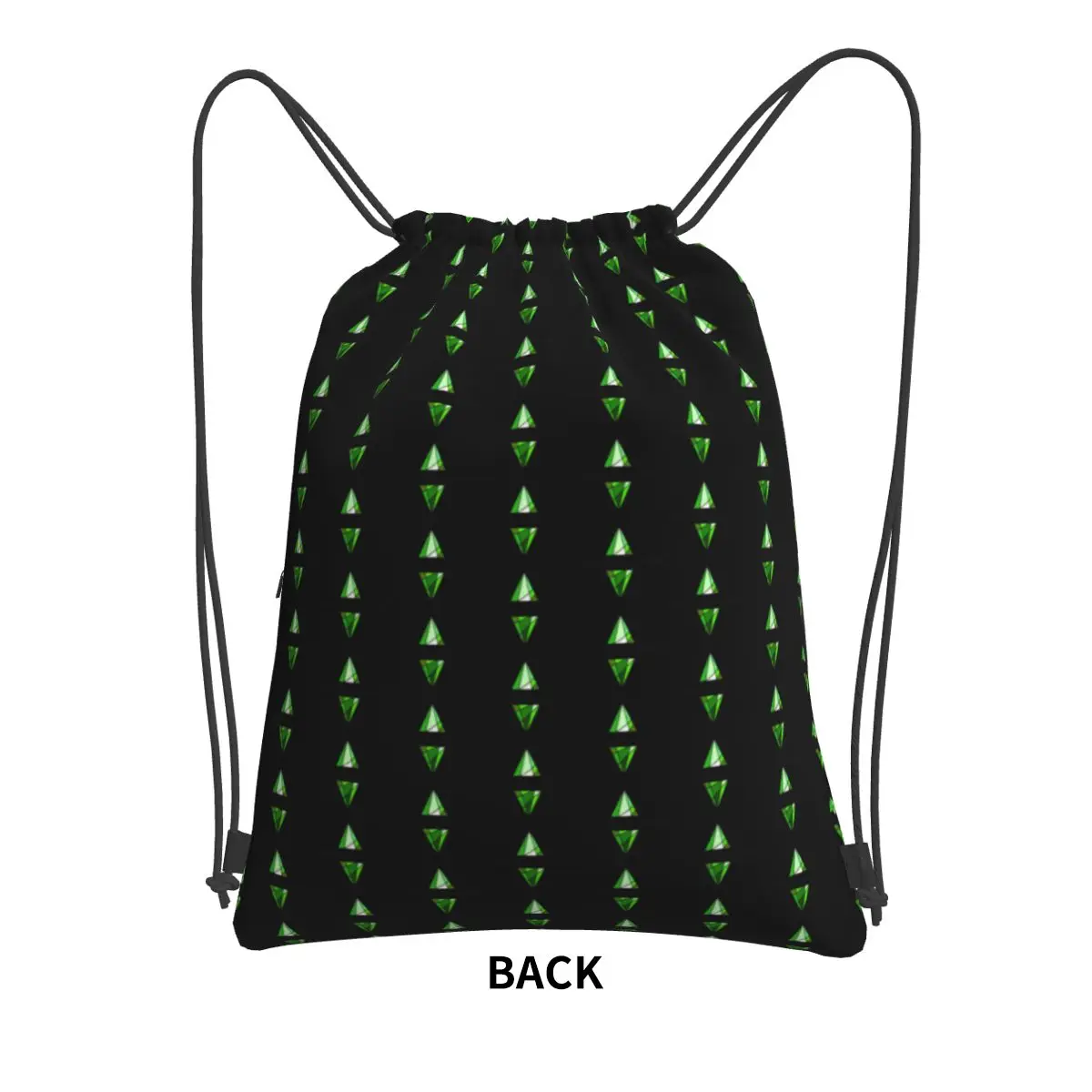 The Sims 4 - Testingcheats True Plumbob حقائب ظهر عصرية محمولة برباط حقيبة رياضية حقائب كتب للطلاب الرجال والنساء