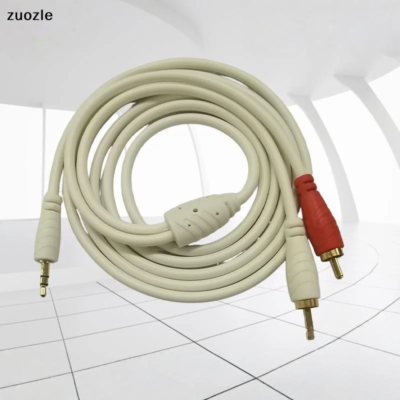 exquisite1PC 35mm Male To Dual  Male Audio Cable Gold Plated Connectors High Fidelity Sound For Home Theater Car Stereo